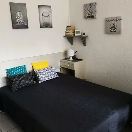Le Provence Studio Equipe 2 Personnes Balcon, Wifi, Parking דירה